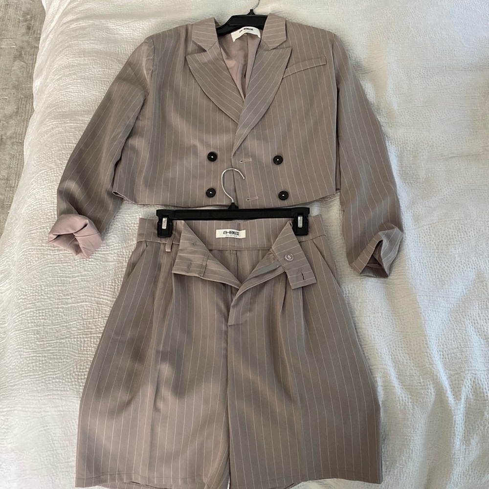 4th + Reckless Blazer and Shorts Set